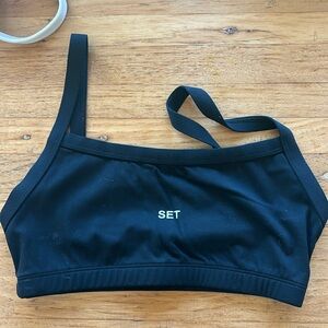Onyx Black Set Active Sports Bra M